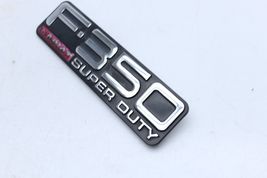 99-04 FORD F-350 SD LARIAT FENDER EMBLEM BADGE Q9024 image 2