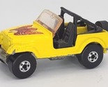 1981 Hot Wheels Yellow Jeep CJ-7 Eagle Hood Diecast PB32 - £20.02 GBP