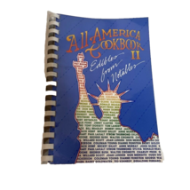All-American Cookbook II Edibles from Notables Celebrity Recipes Spiral Bound - £8.93 GBP