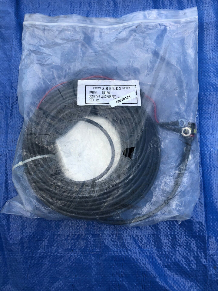 New Amerex Fire Power Lead assembly cable 75ft. Part 26620-75 or 15150 - $19.54