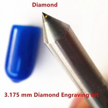 Diamond pen point engraving tools engraver cnc milling cutter 2pcs 3.175mm - $16.80