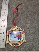 The White House Historical Association Brass Christmas Ornament 2010 Army Navy - £7.48 GBP