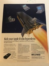 1988 Apple II Rocket Chip vintage Print Ad Advertisement pa20 - £10.11 GBP