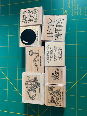Stampin up Boys At Work Rubber Stamps #6 - $6.34