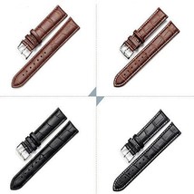 Leather Adjustable Watch Band Strap for Men and Women - 18mm, 20mm, 22mm Wrist - £5.93 GBP