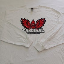 Gildan Ultra Cotton Cardinal Adairsville School Men's White Graphic T-Shirt 2XL image 6