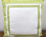 Gianni Versace Home Collection Medusa Green White 16&quot; Square Throw Pillow - $236.61