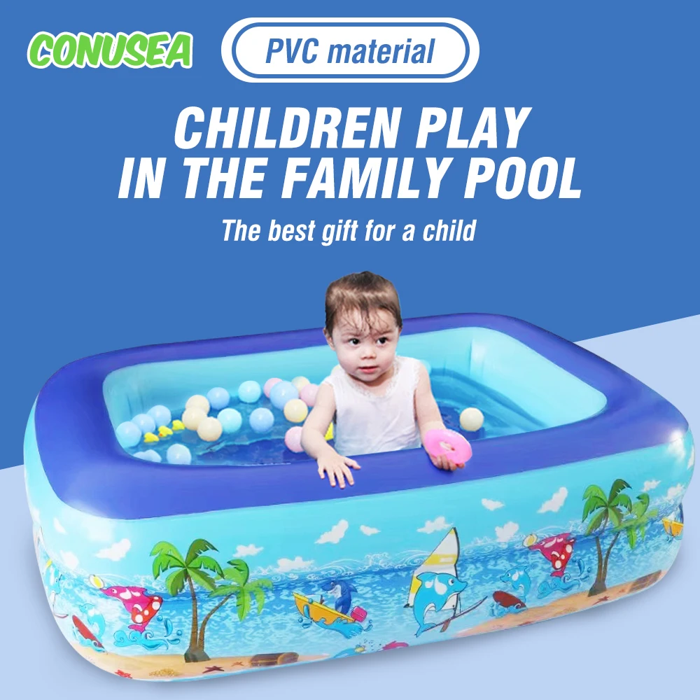 Children&#39;s Swimming Pool Inflatable Toys Framed Pools Garden Kids Baby Bath - £53.86 GBP+