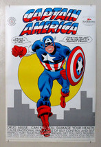 1989 Captain America 34x22 FBI variant poster:Marvel Comics Avengers hero pin-up - $94.04