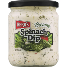 Herr&#39;s Creamy Spinach Dip, 15 oz. Jars - £21.92 GBP+