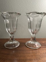 Dessert , Sundae Glasses Set Of 2 Heavy Duty.  Anchor Hocking - $5.99