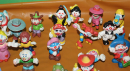 34 Piece Mego Corp 1981 Vintage Assorted Clown Around PVC Figurine Toys - £55.38 GBP