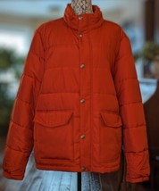 New Lands&#39; End Puffer Winter Jacket Coat Toasted Nutmeg Rust Size XL NWT - £33.62 GBP