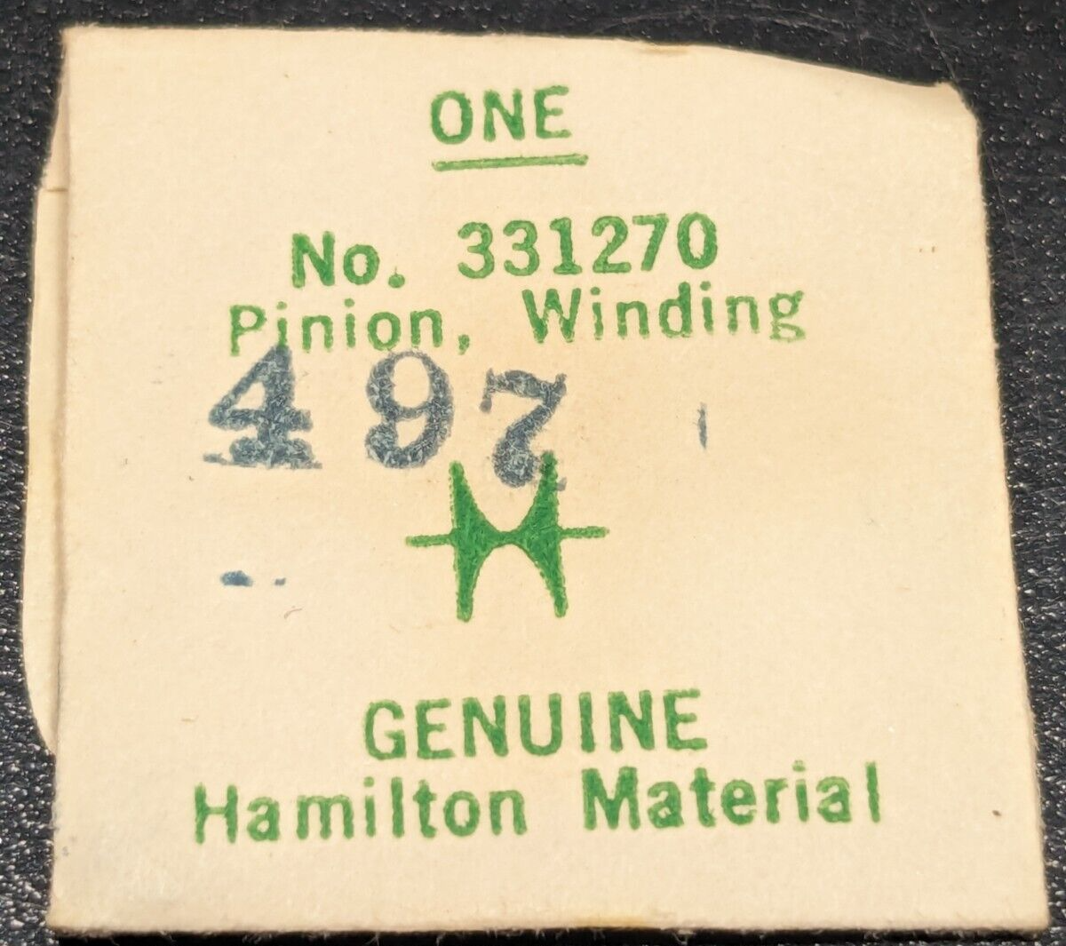 NOS Genuine Hamilton WINDING PINION 331270 Grade 730 735 747 748 752 753... - $9.89