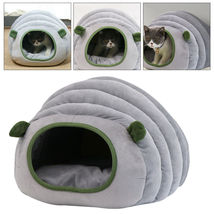 Cat Bed Warm Sleeping Pouch Pet Sleeping Bag Lovely Cat House Nest XS - £22.80 GBP