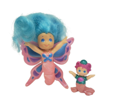 VINTAGE 1986 KENNER SHIMMERS + BABIES WIND BELLE BUTTERFLY + SPLASHY MER... - £36.63 GBP