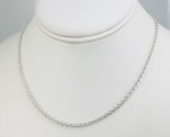 16.5&quot; Tiffany &amp; Co 3mm Large Link Rolo Chain Necklace - $229.00