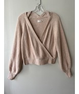Anthropologie Sz S Blush Pink Wrap Front Long Sleeve Surplice Sweater V ... - €21,40 EUR Anthropologie Sz S Blush Pink Wrap Front Long Sleeve Surplice Sweater V ... - €21,40 EUR
