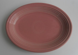 New Fiesta- Rose Pink Color Large Oval Platter Serving 13&quot; by Homer Laug... - $38.99