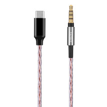 6N Usbc Typec Audio Cable For Pioneer SE-MS9BN SE-MS7BT SE-MHR5 SE-MX9 Headphone - £21.23 GBP