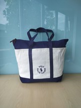 Polo Ralph Lauren Off-White &amp; Navy Big Pony Tote Bag $199 WORLDWIDE SHIP... - £117.79 GBP