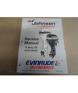 1997 Johnson Evinrude 5 Thru 15 Quatre-Temps Service Manuel OEM 507262 - $260.58 MXN