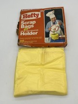 Vintage Hefty Plastic Scrap Bags 12 Bags NO holder Open Box - £11.18 GBP