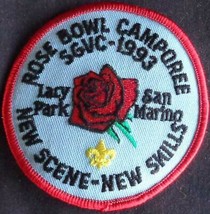 Vintage Rose Bowl Camporee Sew-On Patch – Gently Used – VGC – COLLECTIBL... - £4.74 GBP