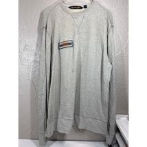 Harley Davidson Sweatshirt 2 Patches Grey Motorcycle Streetwear Mens Siz... - $55.99 CAD