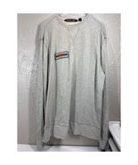 Harley Davidson Sweatshirt 2 Patches Grey Motorcycle Streetwear Mens Siz... - $55.99 CAD