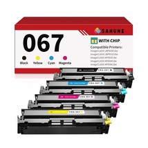 067 MF656Cdw Toner Cartridges 4 Pack with Chip Replacement for Canon 067H 067... - £159.73 GBP