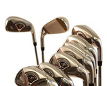 Senior Big Tall Golf Clubs +1 Graphite Custom Made Wide Sole Iron Set - $872.19