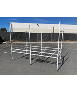 Lot of 2 sets 4&#39; x 8&#39; Flood Tray Table Stand w/ Caster wheels &amp; Trellis ... - $584.36