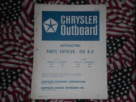 1971 Chrysler Fuoribordo 12.9 HP Parti Catalogo 124 125 HC - $20.07