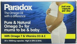 Paradox Omega Mums 1000 Mg 30 Capsules with Omega 3 and 7 and vitamin D3 and E - £18.10 GBP