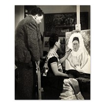 1940 Diego Rivera and Frida Kahlo Painting Poster Photo Wall Art Print - £13.36 GBP+