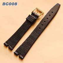 4500M Gucci Original Lizard Brown Leather Band 18MM And Gucci Buckle 14mm #BG008 - £27.97 GBP