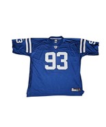 Reebok NFL Colts Dwight Freeney #93 Jersey Blue Medium Mesh Authentic Th... - $439.01 MXN