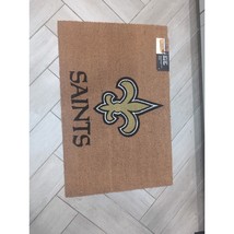New Orleans Saints Coir Doormat 23x35, Officially Licensed Mat, NFL Fan ... - $24.75