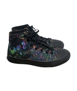 Raad Shop Colorful Skull Roses Canvas High Tops Punk Skater Womens 8 Men... - $42.56