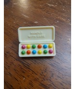 Easter Egg Carton Handle With Care Plastic Pin 1981 Hallmark Cards Colored - $7.99