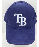 New Era Fits Tampa Bay Rays Navy Blue MLB Adjustable Embroidered Strap H... - £10.59 GBP