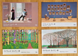 Hockney In Tokyo - Series Of 4 Original Posters Exhibition - Very Rare - 2023 - $951.00