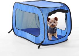 Beatrice Home Fashions Portable, Collapsible, Pop Up Travel Pet Kennel, 32.5&quot; L  - £31.95 GBP