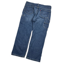 Vtg Levis Loose Straight Carpenter denim jeans 36x30 y2k workwear baggy ... - $36.62