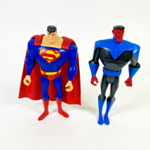 Justice League Unlimited 4.5” Action Figure Lot: Superman &amp; Sinestro - DC Comics - £8.70 GBP