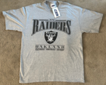 New Vintage Oakland Raiders NFL Football T-shirt Size L  Deadstock - $28.04