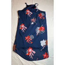 Slip Dress Womens Large Blue Floral Lined Y2K Sleeveless Short Fairycore... - £11.74 GBP