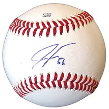 Justin Foscue Texas Rangers Signed Baseball Photo Proof COA TX Autograph Ball - £54.82 GBP