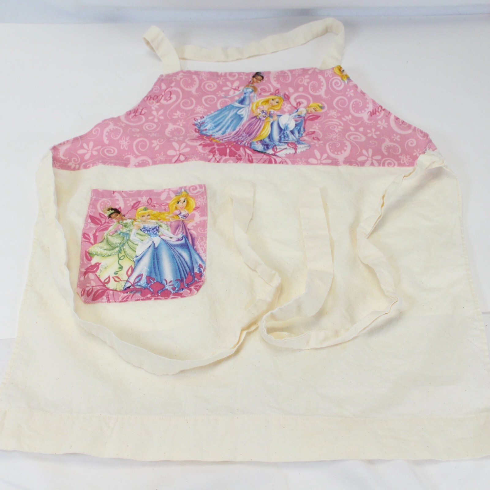 Cinderella Rapunzel Tiana Handmade Child Apron - $9.79